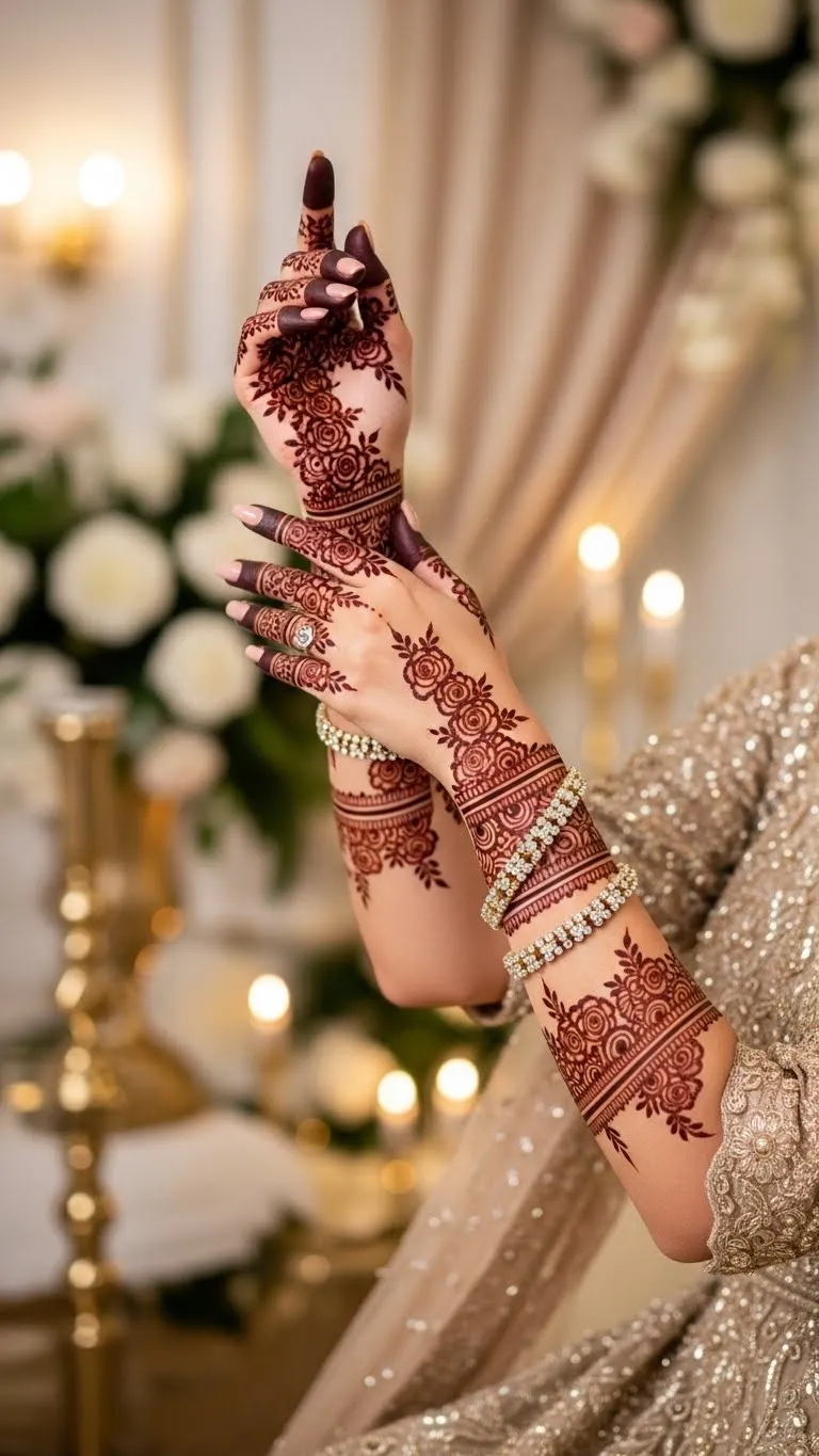 arabic mehndi design bridal
