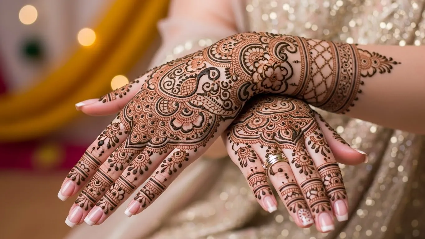 bridal mehendi design