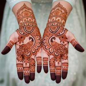 bridal mehndi design latest