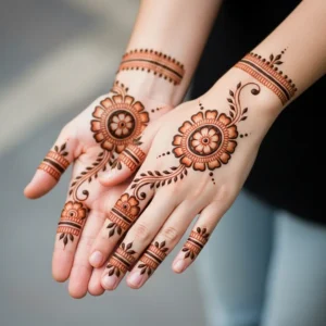 modern mehndi design latest