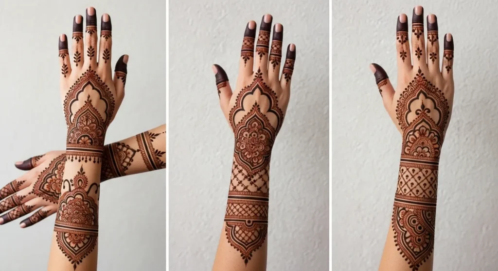 Right Hand Mehndi Design Arabic