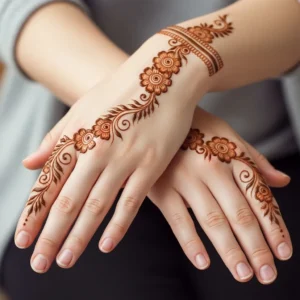 simple mehndi design latest