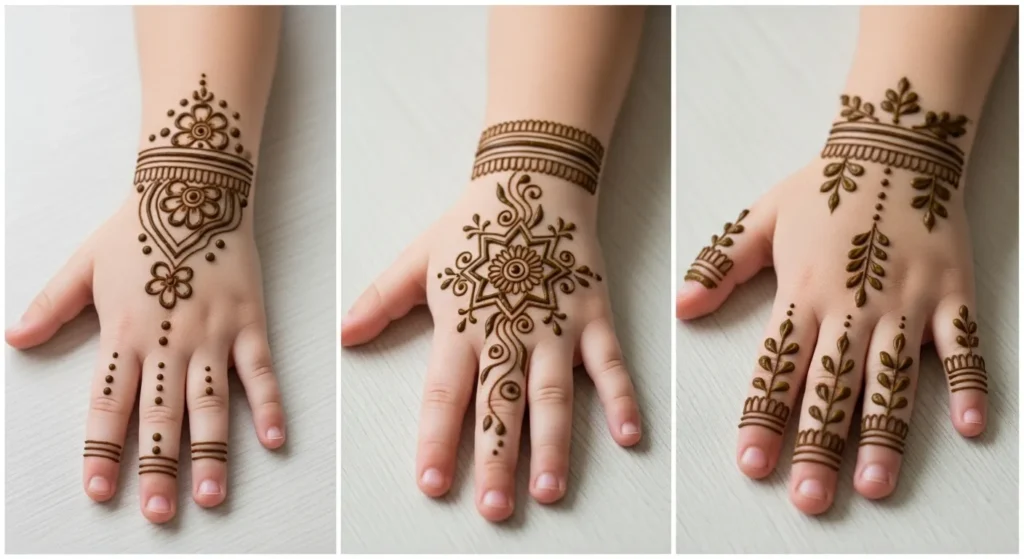 Arabic Mehndi Designs For Kids