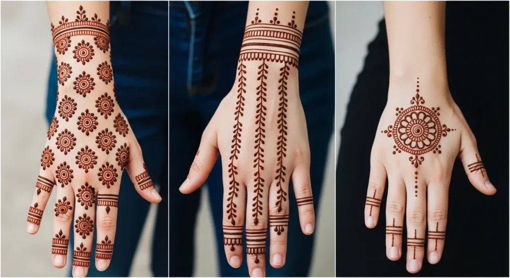 Simple and Easy Mehndi Design