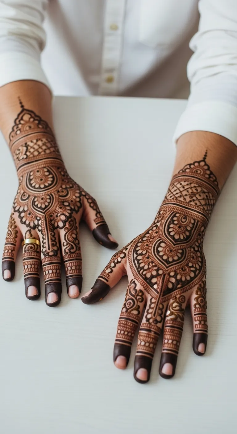  Dulha mehndi design with full baraat procession