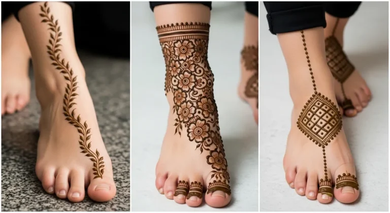 feet mehndi design