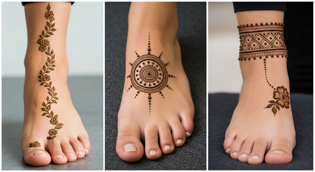 foot mehndi design