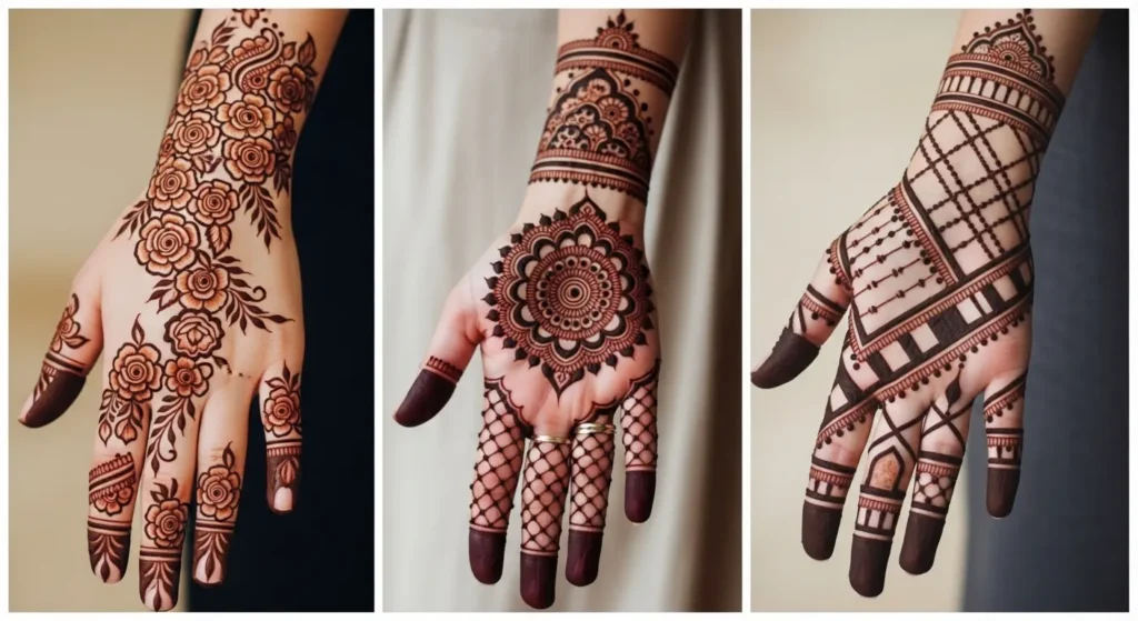 full hand mehndi design