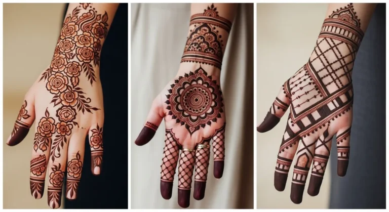 full hand mehndi design