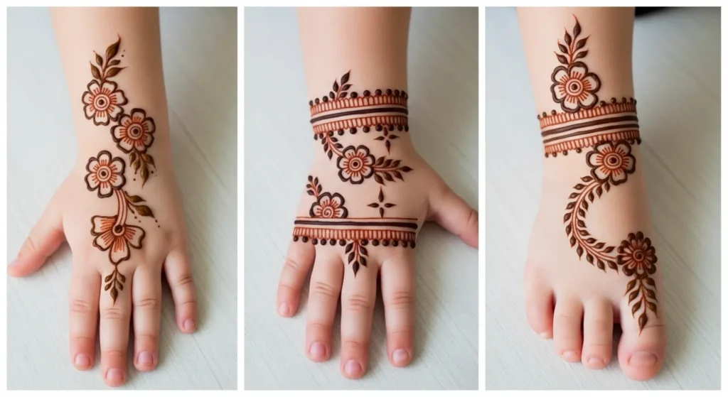 mehandi designs for kids